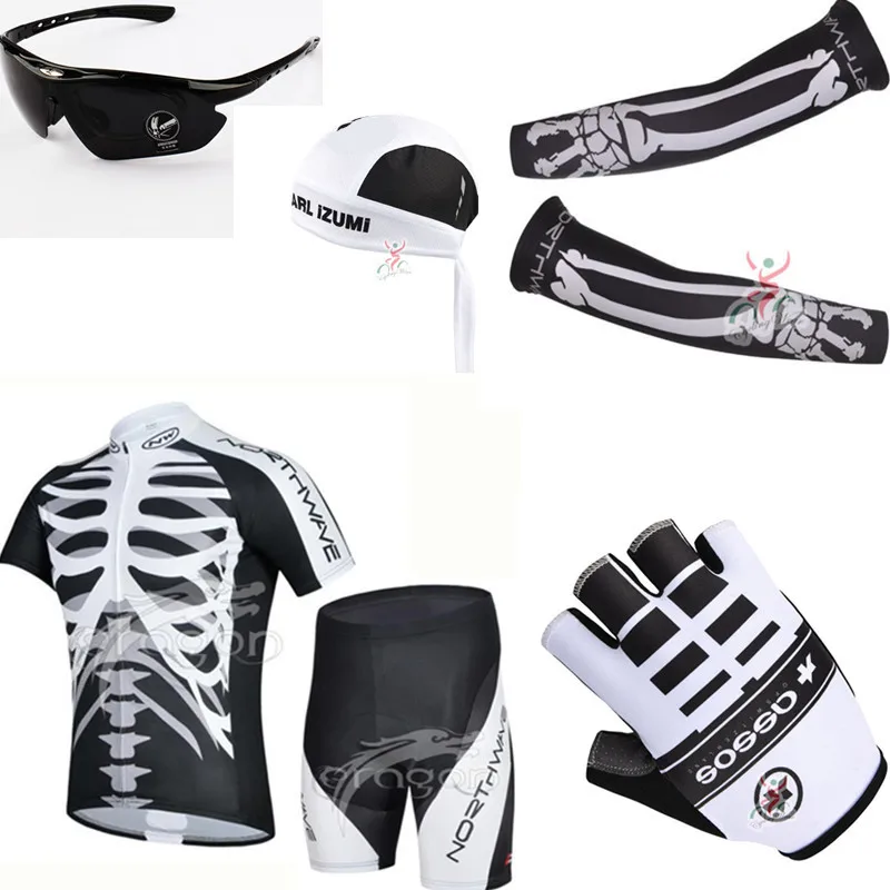 skeleton bike jersey