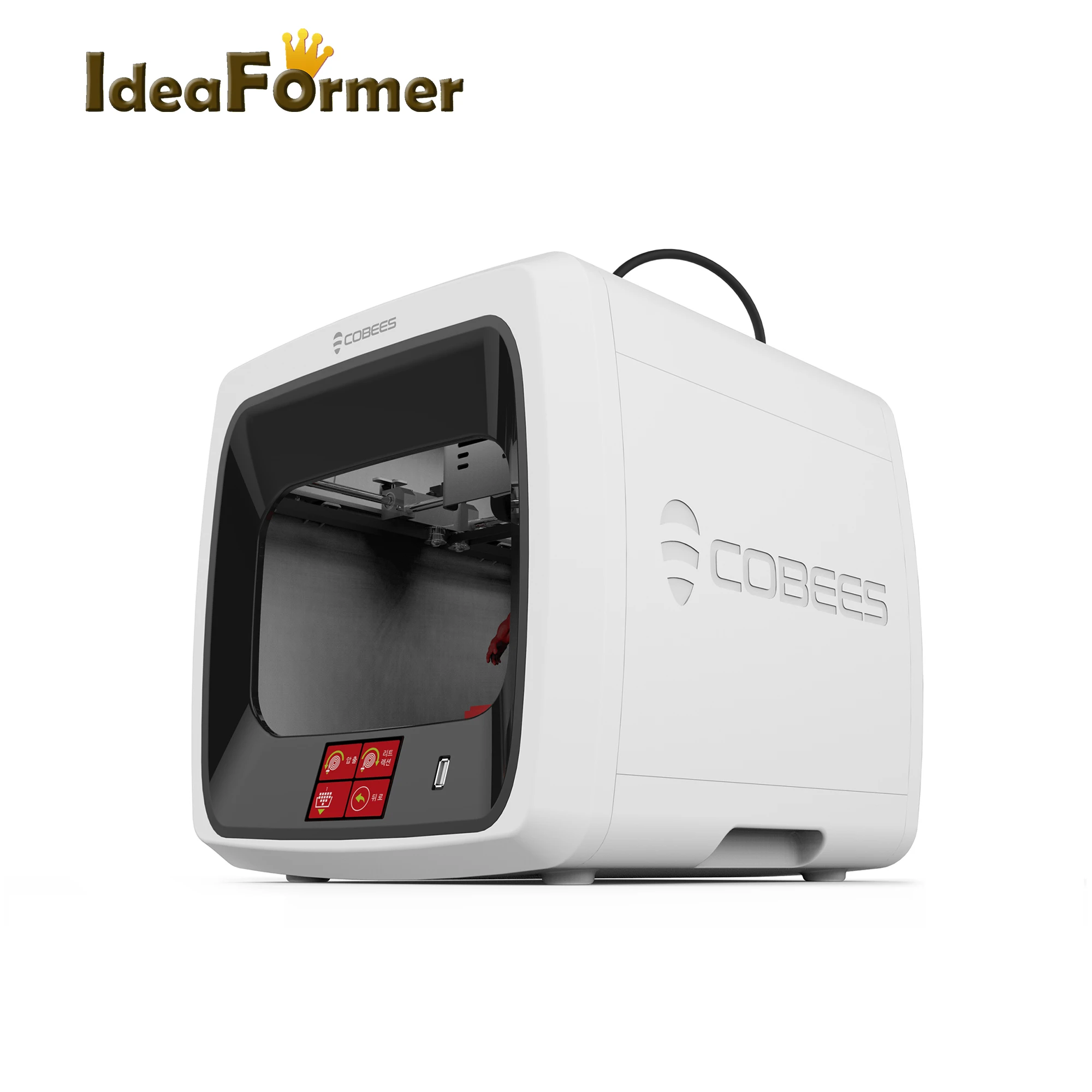 Ideaformer 3D принтер ender 3 cobees Собранный H-bot структура Высокая точность простой в использовании FDM с usb Драйвером