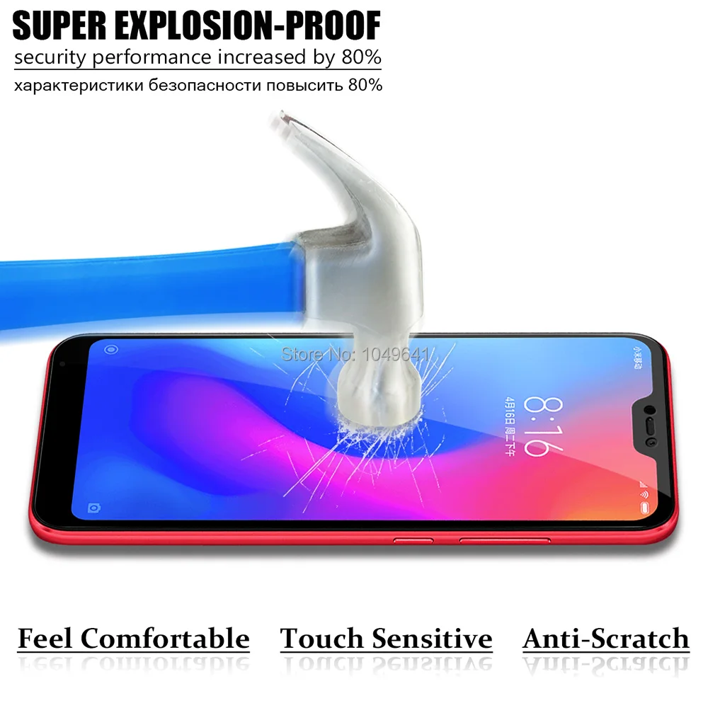 KXM1373_3_Full Coverage Glass For Xiaomi Mi A2 Lite 5.84 inch Screen Protector Protective Film