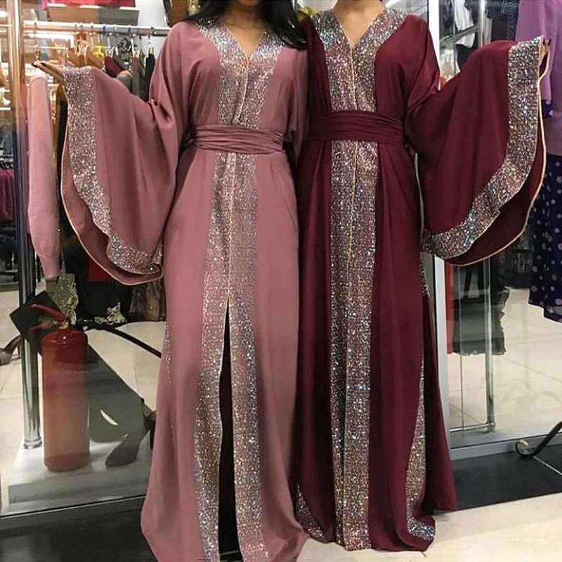 Niet verwacht Onbeleefd Heel veel goeds Maleisië dubai abaya pakistan djellaba hijab avondjurken vrouwen caftan  marokkaanse kaftan bangladesh turkse islamitische kleding|Islamitische  Kleding| - AliExpress