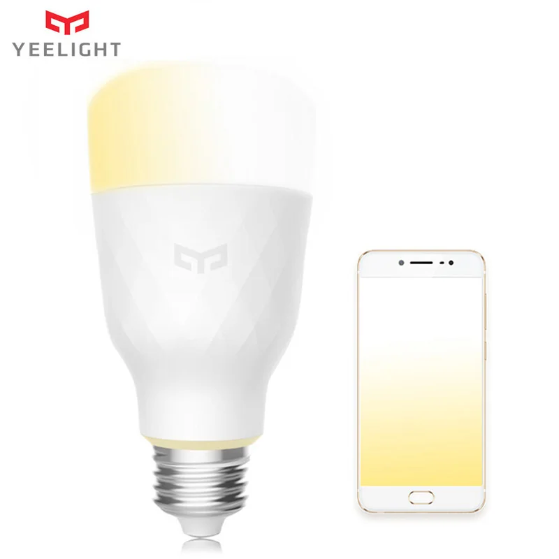 

(Update version) Yeelight Smart LED Bulb Colorful 800 Lumens 10W E27 Lemon Smart Lamp For Xiaomi Mi Home App White for Bedroom
