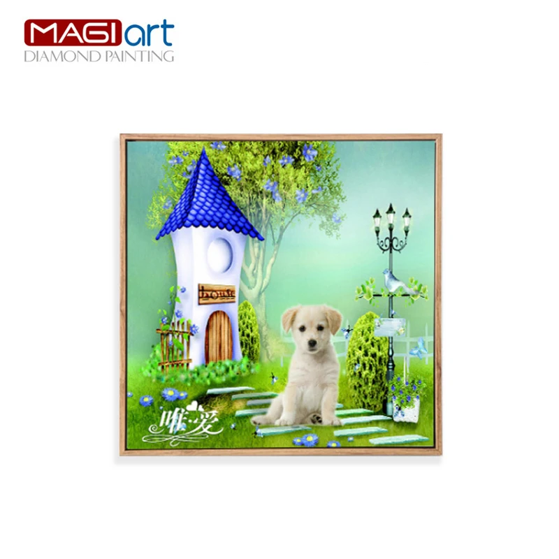 

Diamond painting accessories,Diamond embroidery,5D DIY mosaic Diamant, picture of rhinestones,full round daimond Animals ZMA135