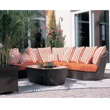 Sigma винтажная ротанговая американская обивка спальное место мебель в стиле кантри диваны