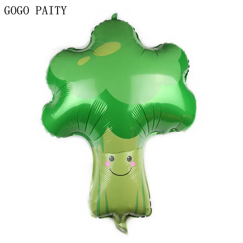 GOGO PAITY Новый Овощной брокколи алюминиевый шар для дня рождения праздник