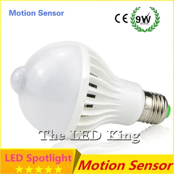 

LED Bulb PIR Motion Sensor Bulb 7W 9W 12W Induction Bulb Cold / Warm White Auto Smart LED Lighting E27 Infrared Body Sensor Lamp