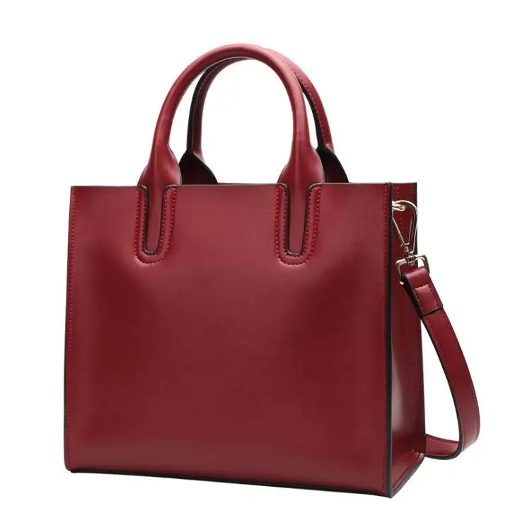 

100% Leather 2018 designer handbag New female leather fashion versatile shoulder bag high quality leather Messenger bag handbag