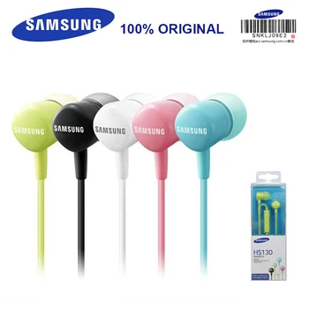 

SAMSUNG HS130 Wired 3.5mm In-ear Headsets with Microphone 5 Color for Samsung Galaxy S8 S8Edge Support Official Verification