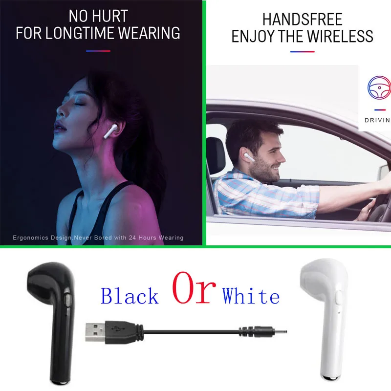 i7s TWS Stereo Earbud Headset for Android and IOS Smartphone-1