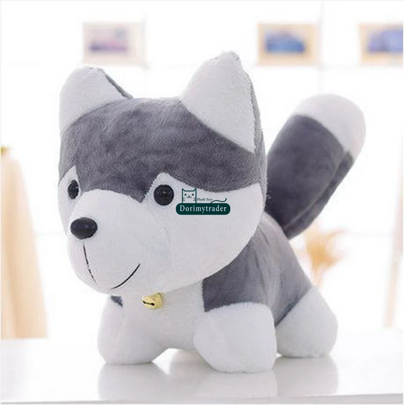 Dorimytrader 90cm Giant Simulated Animal Husky Plush Toy 35'' Large Stuffed Cartoon Dogs Doll Kids Play Toy Baby Present DY61509 (3)