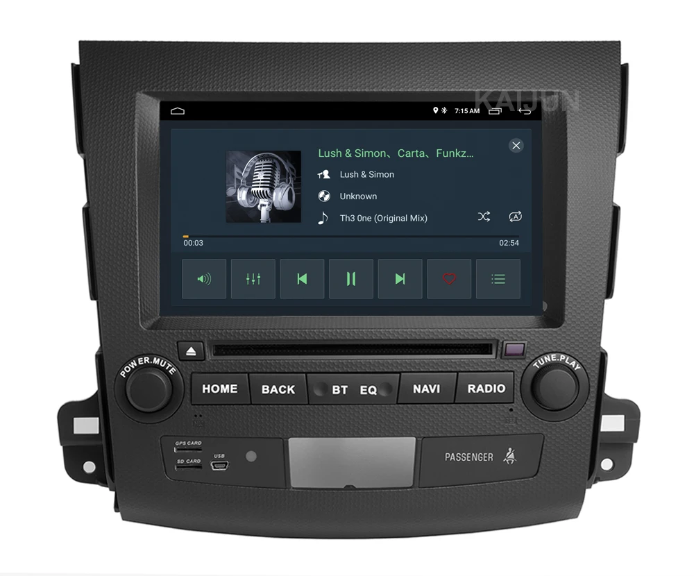 Best IPS DSP Android 9 Car DVD Stereo Player GPS for Mitsubishi Outlander 2007-2012 with wifi BT 19