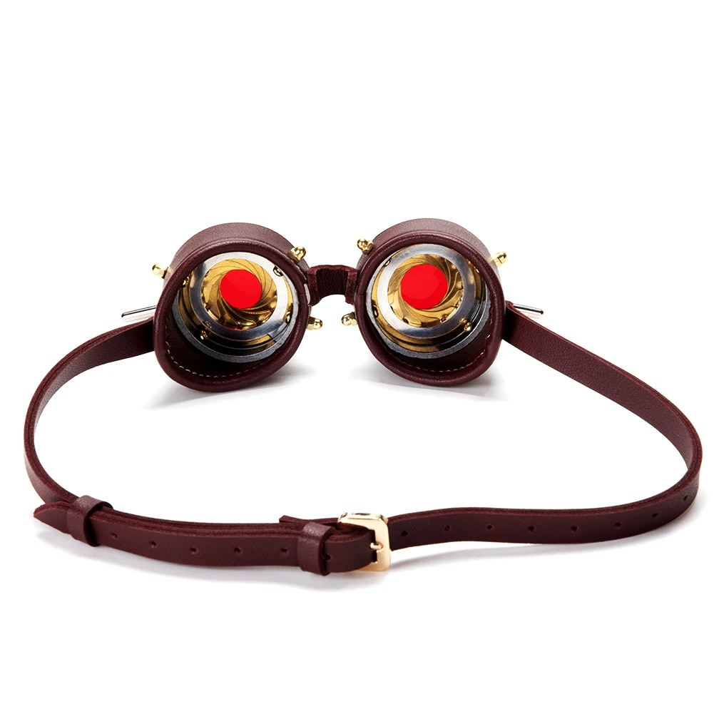 Модные мужские и женские металлические очки Готический стимпанк Косплей античные шипы винтажные очки панк заклепки