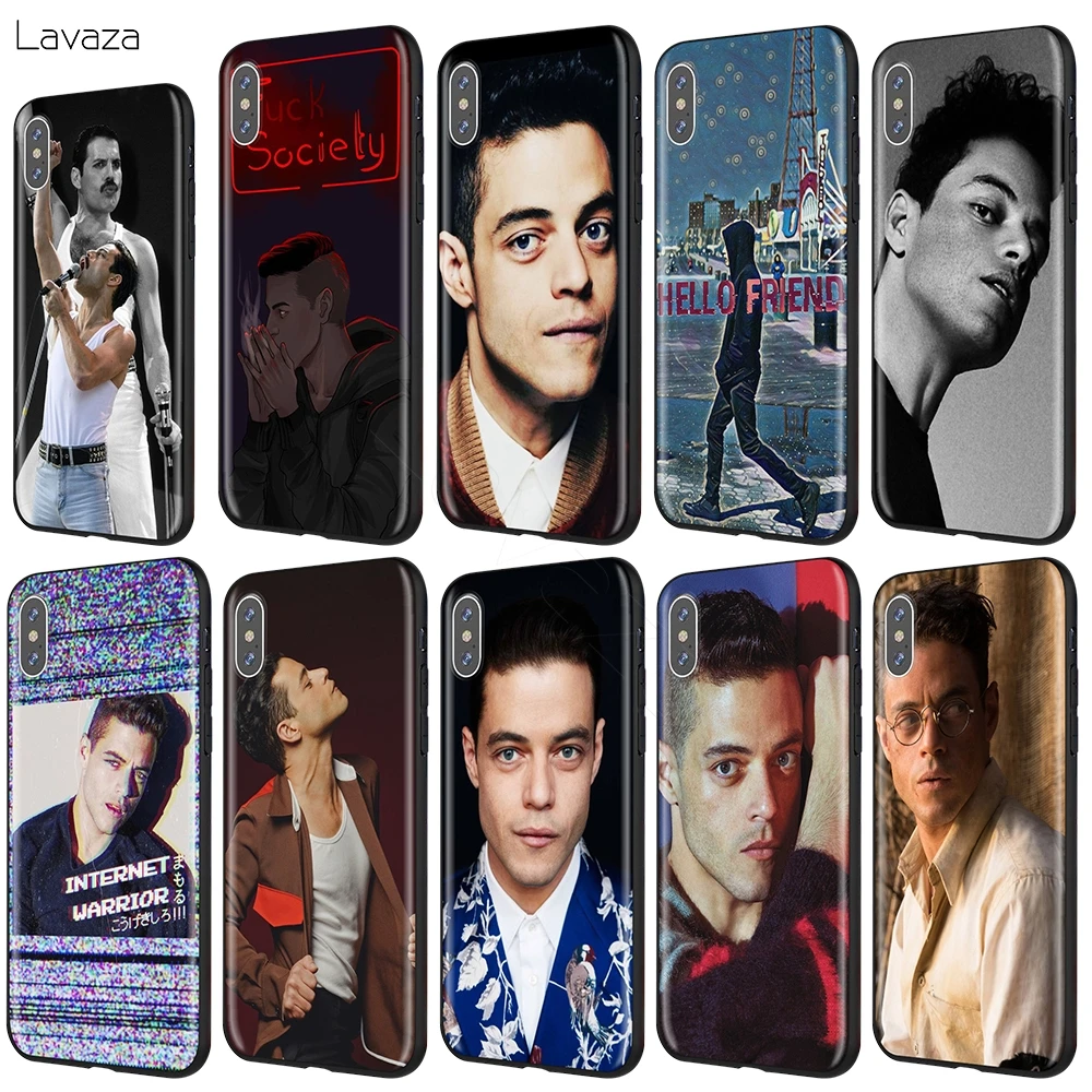 

Lavaza Rami Malek Case for iPhone 11 Pro XS Max XR X 8 7 6 6S Plus 5 5s se