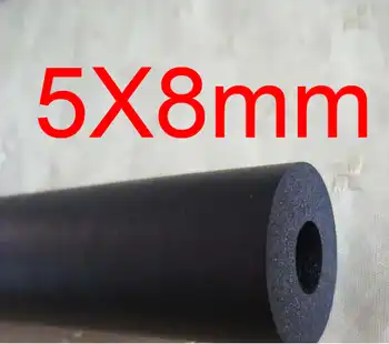 5mm ID 8mm OD NBR tube,Nitrile butadiene rubber tubing, resistance to Diesel, petrol, lubricating oil resistant flexible pipe