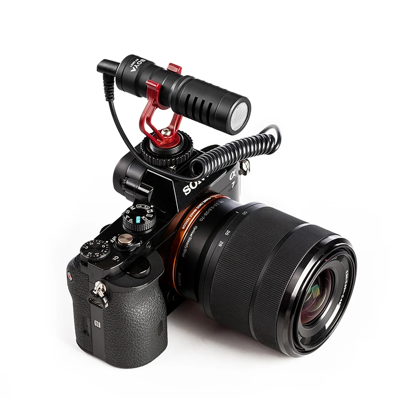 BOYA BY-MM1 Video grabación micrófono compacto VS Rode videomicrofono en cámara grabación Mic para iPhone 7X8 Huawei Nikon Canon DSLR - 2