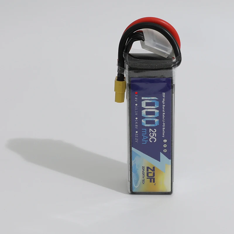 2018 ZDF хорошее качество lipo батарея 7 4 V 1000MAH 25C max 50C Lipo для вертолета квадрокоптера