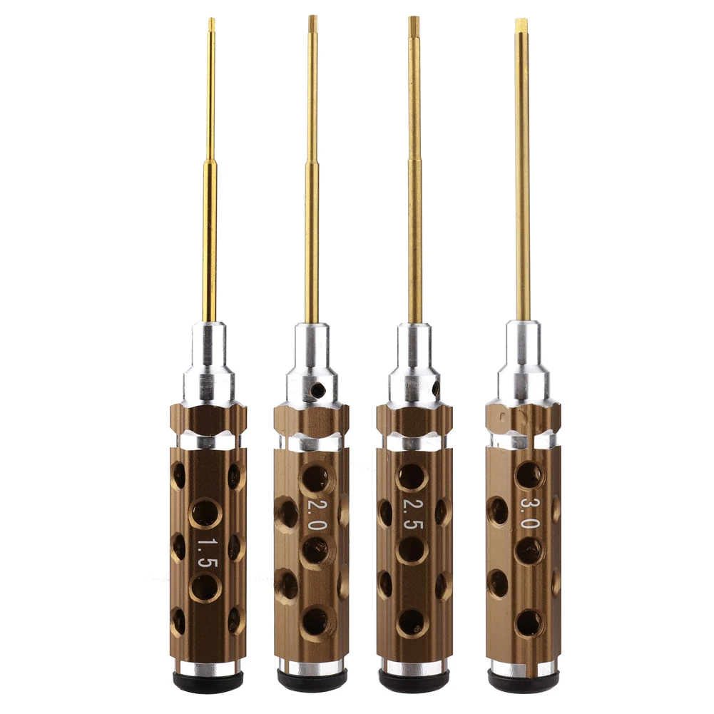 

Hex Screwdriver Repairing Hand Tool Titanium Alloy Steel Hexagon Screwdriver Driver Helicopter Car Model RC Quad copter Drone