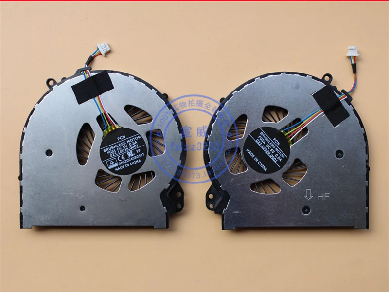 

New CPU GPU Cooler Fan For HP Omen 15-5000 15T-5000 15-5100 15-5200 15-5010NR TPN-W111 DFS561405PL0T FG5A DFS200405050T FG5L
