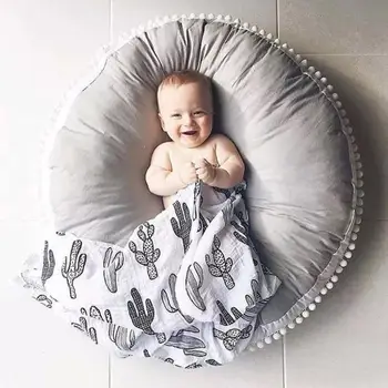 

INS Crawling Carpet Soft Cotton Baby Kids Game Gym Activity Play Mat Crawling Blanket Floor Rug New Crawl Rug Baby sleeping Pad