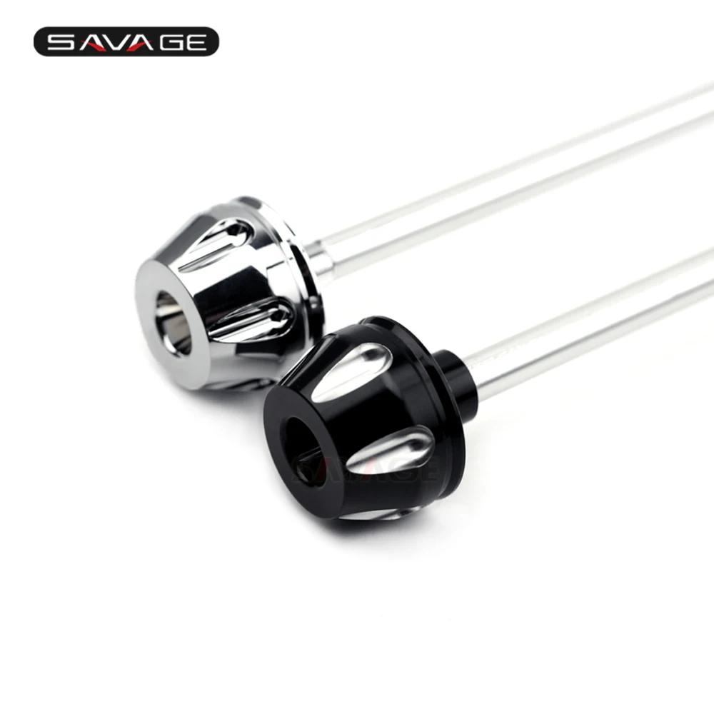 

Front Axle Caps Fork Crash Slider For Harley FAT BOY/ BREAKOUT/ HERITAGE CLASSIC 2018 2019 Motorcycle CNC Engraved Ball Cut Edge