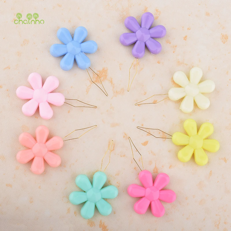 

Chainho,8 piece Thread Guide Tool with Safe Floral Plastic Handle/Thread Guide for Handicraft Cross Stitch/SewingTools&Accessory