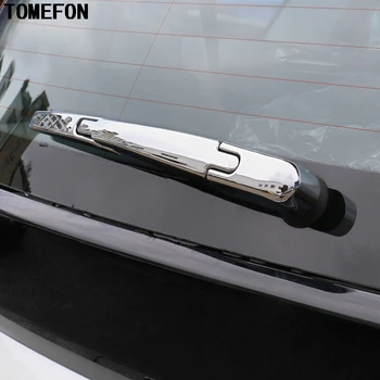 

For Peugeot 5008 2017 ABS Chrome Rear Back Window Wiper Cover Trims Car Styling Accessories 3pcs