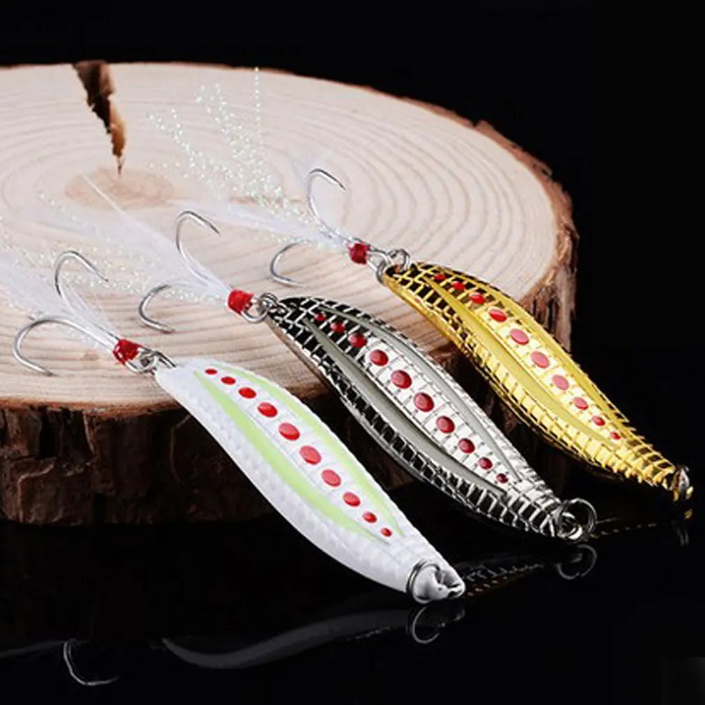 

Fishing Gear Simulation Bait Blood Night Leech Sequins 5 Grams Gold + Red Dot + Night Glow
