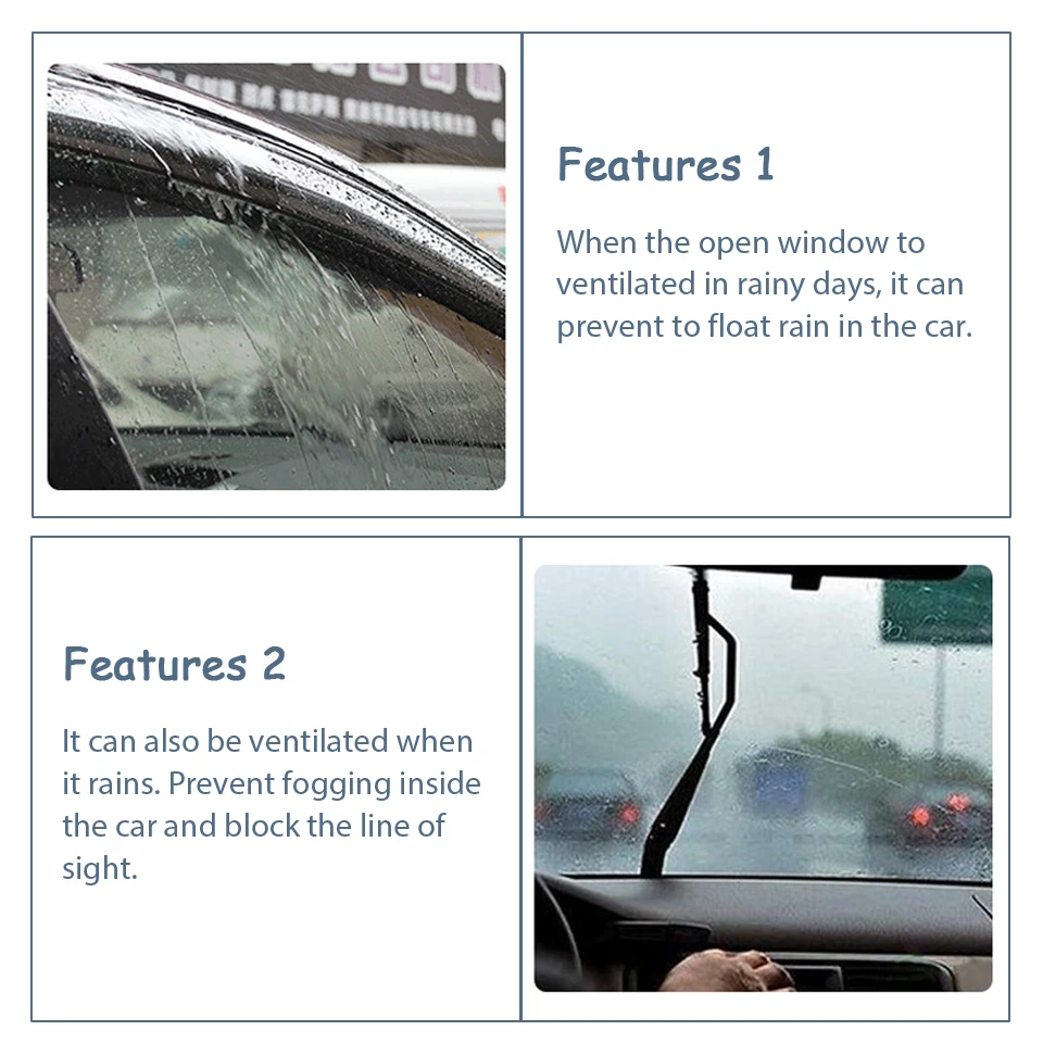 Backar авто окна дождь Ветер солнцезащитный экран Дефлектор козырек Накладка для Mazda 3 Sedan 2007 2008 2009 2010 аксессуары для любой погоды
