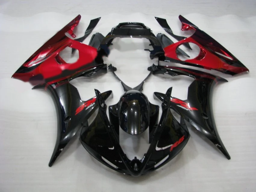 

Motorcycle Fairing kit for YAMAHA YZFR6 03 04 05 YZF R6 YZF600 2003 2004 2005 YZF 600 ABS Red black Fairings set+7gifts YF28