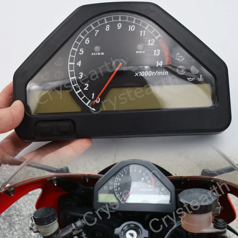 Speedometer Tachometer Gauge Cover For Honda CBR1000RR 2004-2007 Black ABS Case