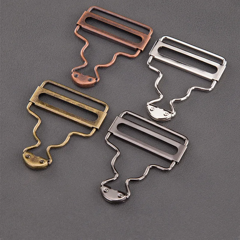 

Free Shipping 20 Sets 32MM/45MM Ribbon Slip Buckle Suspenders Adjustable Metal Buckle Webbing Slider Tri Glide Sewing Material
