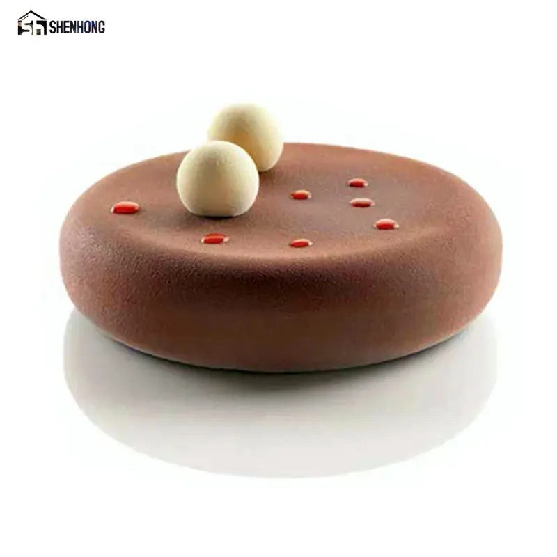 

SHENHONG POP Round Silicone Cake Mold For Mousses Ice Cream Chiffon Cakes Baking Pan Bakeware Tools Decorating Accessories