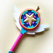 Волшебная волшебная палочка «Звездные силы против зла», волшебная палочка принцессы, волшебная палочка для косплея, подарок для детей