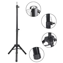 AliLeader Wholesale Black Adjustable Tripod Wig Stand Mannequin Training Head Wig Stand Holder Wig Tripod Stand Good Quality AliLeader Wholesale Black Adjustable Tripod Wig Stand Mannequin Training Head Wig Stand Holder Wig Tripod Stand Good Quality