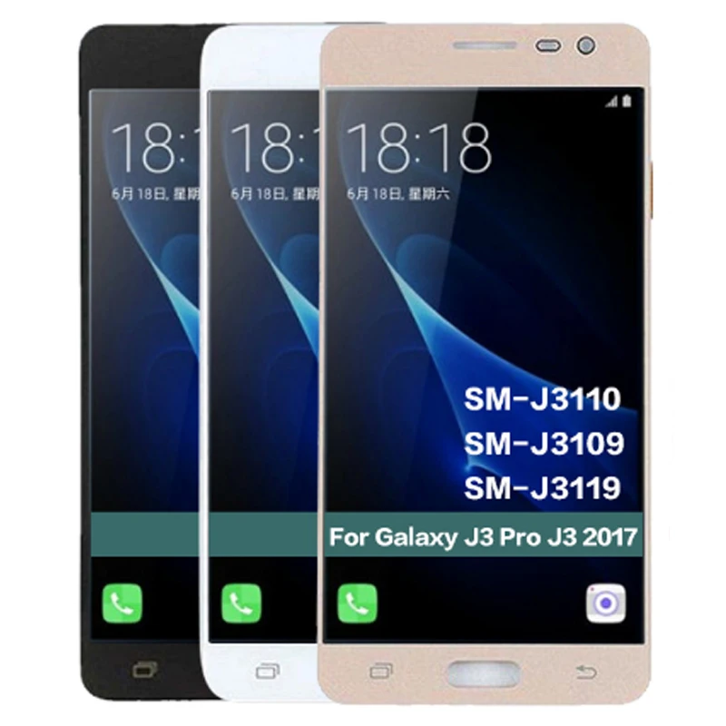 ЖК дисплей 5 0 дюйма для Samsung Galaxy J3110 J3 pro J3109 J3119 сенсорный экран дигитайзер сенсор в