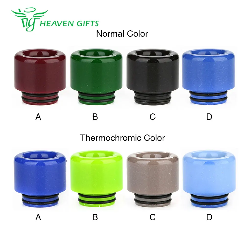 

Wholesale 100pcs Resin Thermochromic 810 Drip Tip 0322 Vaping Accessories Replacement Parts Mouthpiece for Most Tank Atomizer