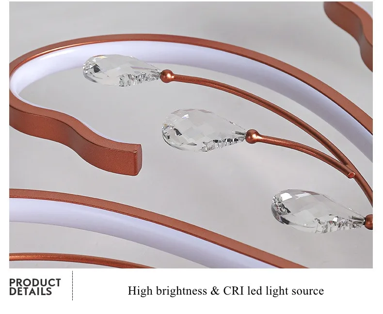 modern led chandelier ceiling lamp fixture 12