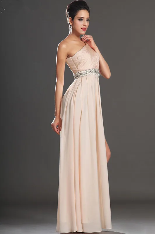 Freeshipping-New-Arrival-Elegant-One-Shoulder-Font-Split-Chiffon-Evening-Dress-Evening-Gown (1)
