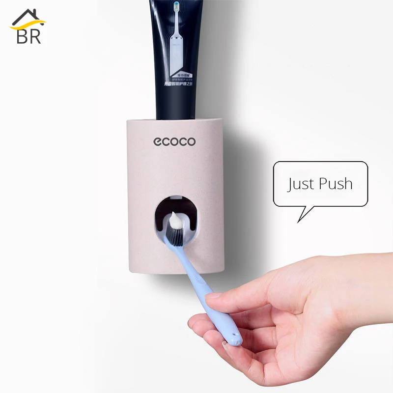 

BR Fully Automatic Toothpaste Squeezer Wall Mounted Washable Toothpaste Squeezers Vacuum Press Universal Children Dispenser