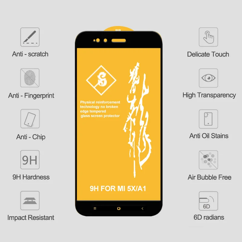 6D на стекло для Xiaomi mi 9 SE 8 Lite защита экрана mi 8 Lite A2 9 se закаленное стекло для Xiaomi mi 8 A2 Lite A1 5X 6X стекло