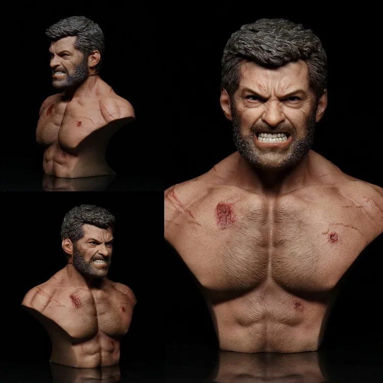 

Eleven 1/6th scale X-men Wolverine Bust Base for Statue DIY