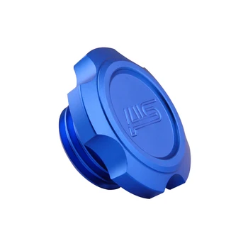 

New Car Accessories Blue for STi Racing Oil Fuel Filler Cap Aluminum For Subaru WRX STi GC GD GF GG GE GH