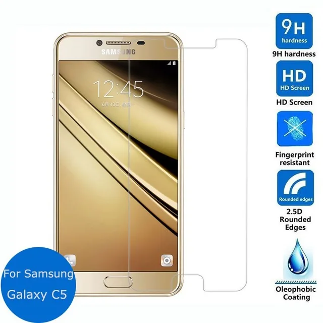 Закаленное стекло для Samsung Galaxy C5 защита экрана Защитная пленка C5000 | Мобильные
