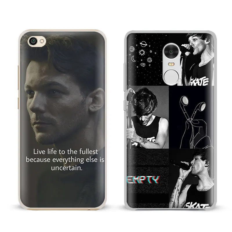 Louis Tomlinson Coque Fashion Phone Case Cover Shell For Xiaomi Redmi Note 4 4X 5A 6 6A PRO Mi 8 5 5S PLUS Max A1 Note 2 3