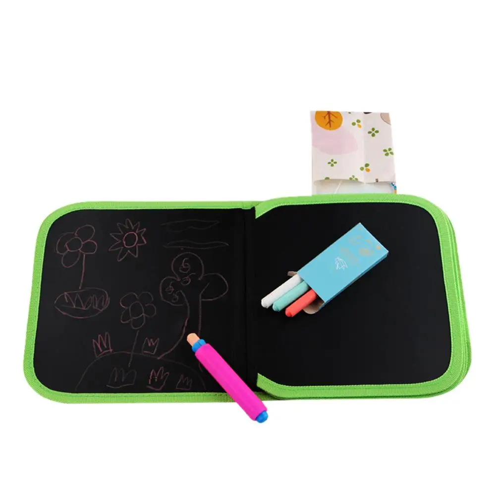 

Children Cute Cartoon Pictures Portable Drawing Board Color Chalk Canvas Book Baby Early Education Enlightenment Learning Graffi