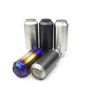 

Universal 51mm Motorcycle Exhaust Modified Muffler Pipe For YAMAHA GP Racing Project Sport Motorbike R1 R3 R6 MT07