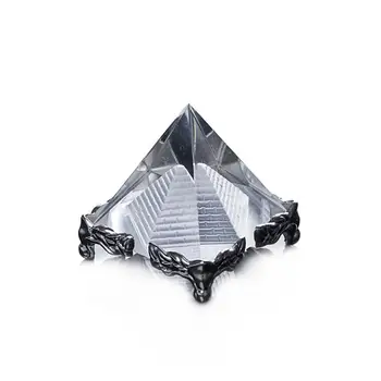 Crystal Hologram Miniature Pyramids That Ankh Life Decor