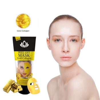 

24K Gold Gel Skin Care Face Mask Hyaluronic Acid Anti Winkle Whitening Moisturizing Acne Treatment Pore contraction