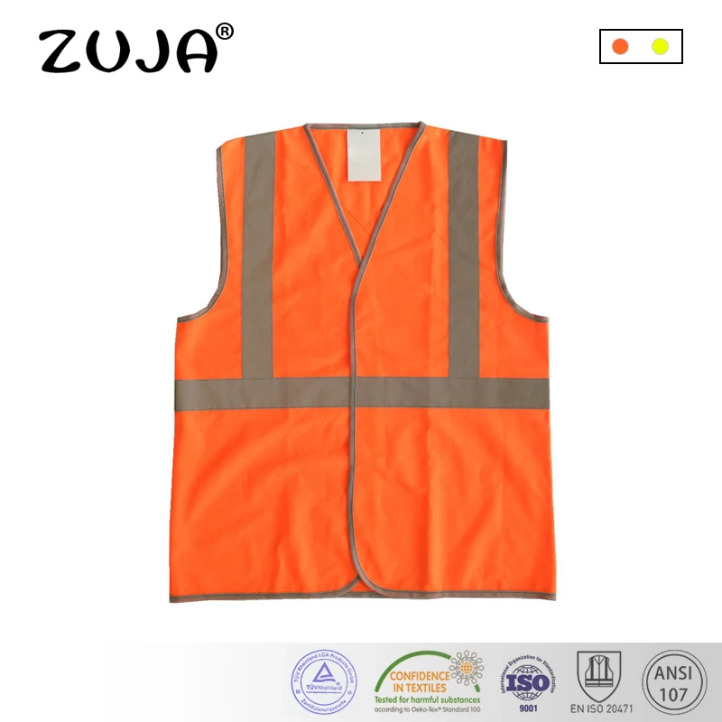 

Wholesale Hi-vis Workwear Safety Vest Reflective Tape knitted Vest