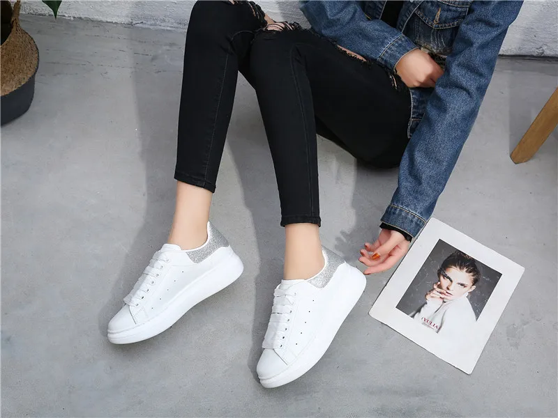 MORAZORA/Новинка года; Белая обувь; женские кроссовки; обувь из натуральной кожи; модная повседневная обувь на шнуровке; женская обувь на плоской подошве для влюбленных пар