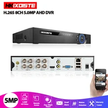 8CH AHD видеорегистратор H.265+ 5MP 4MP 1080P 8 каналов 5 в 1 гибридный видеорегистратор Wifi XVi TVi CVI IP NVR для камеры для домашнего видеонаблюдения